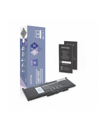 mitsu Bateria do Dell Latitude 7390, 7490, 5800 mAh (44Wh) 7.6 Volt