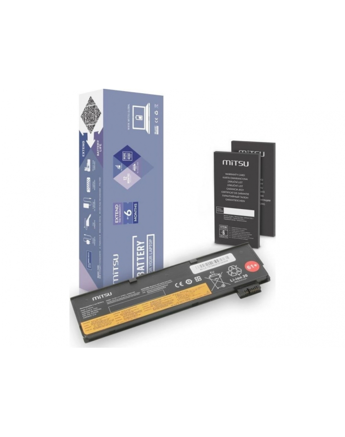 mitsu Bateria do Lenovo ThinkPad T570 4400 mAh (47 Wh) 10.8 - 11.1 Volt główny