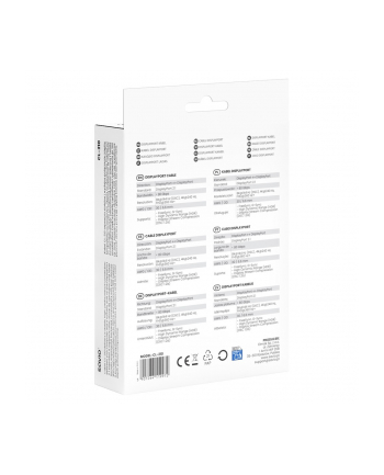 savio Kabel CL-210 Displayport 2.1 2m nr 1
