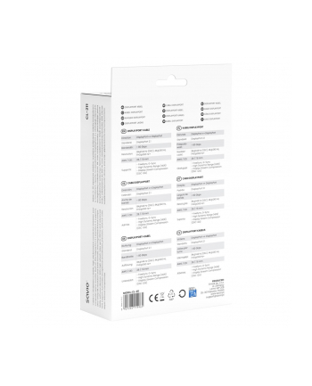 savio Kabel CL-211 Displayport 2.1 3m nr 1
