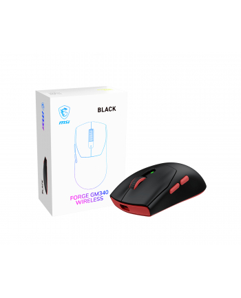 msi Mysz Forge GM340 W Czarna nr 1