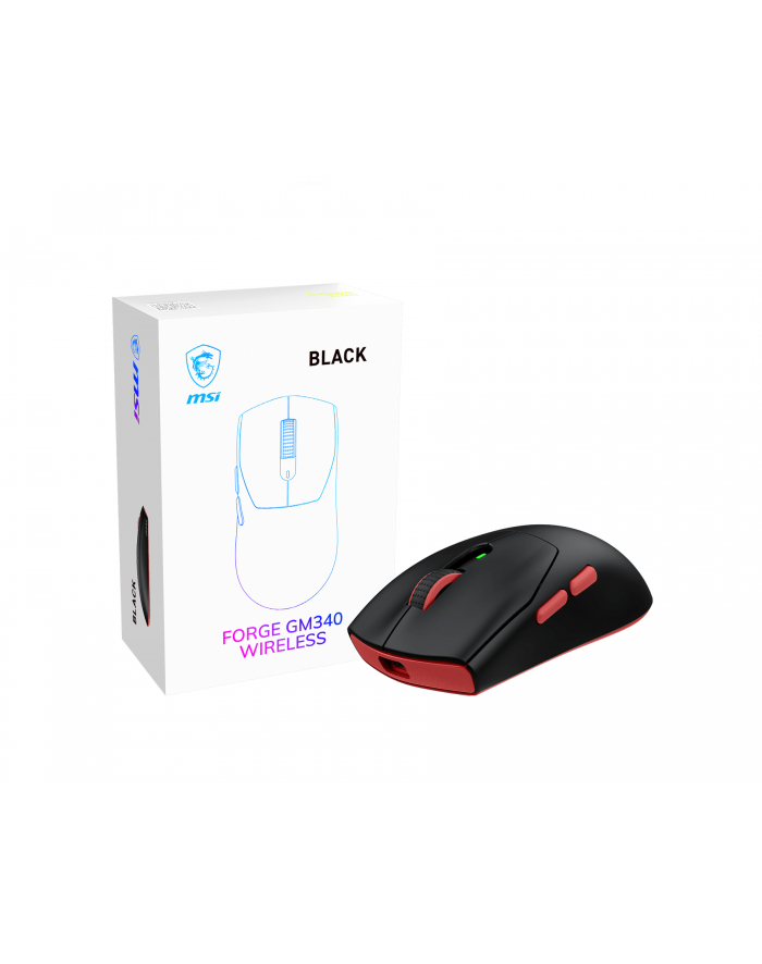 msi Mysz Forge GM340 W Czarna główny