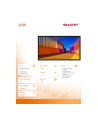 sharp Monitor wielkoformatowy MultiSync E439 43 cale UHD 16/7 350cd/m2 - nr 2