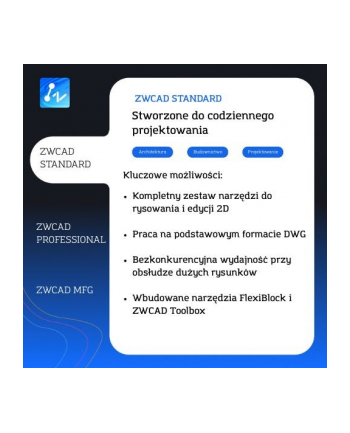 ZWCAD STD 2026 SE licencja wieczysta