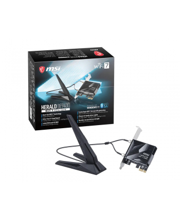 msi Karta sieciowa Herald BE9400 WiFi 7 PCIe nr 1