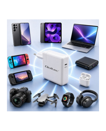 qoltec Ładowarka 96W | USB-C 3.0 | 5-20V | 3-4.8A nr 1