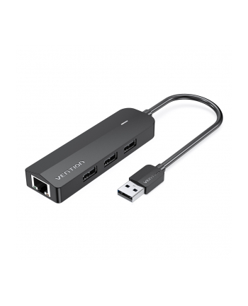 Vention Hub 3x Usb + Lan 100Mbit + Zasilanie 0,15m (CHPBB)