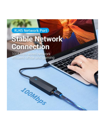 Vention 4-Portowy Hub Usb 2.0 5W1 0,15M (TGOBB) nr 2