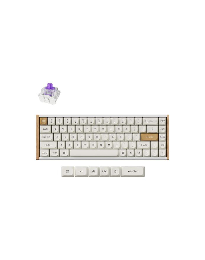 Keychron K6H-Q1 65% Magnetic White główny