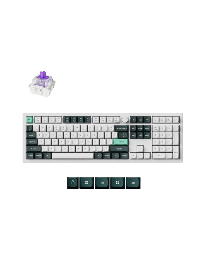 Keychron Q6H-P1 Full Size Magnetic Shell White główny