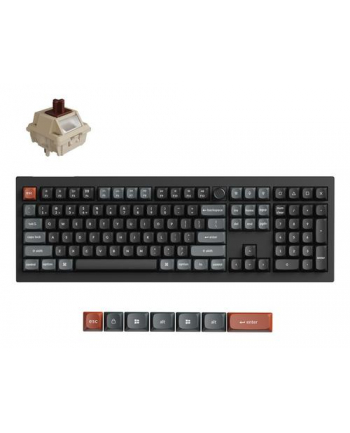 Keychron V6U-D3 Full Size Silk POM Brown Switch Black nr 1