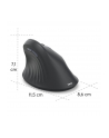 Hama EWM-500 czarna pionowa mysz bezprzewodowa| ergonomiczny kształt | - nr 15