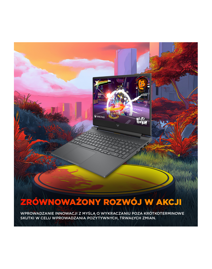 HP Victus 15-fb3042nw - Ryzen AI 5 340 | 15,6''-144Hz | 16GB | 1TB | no Os | RTX5060 | Czarny AMD Ryzen AI 5 340 |LCD:15.6''FHDIPS144Hz|RTX50608GB|16GB|1TB|noOs główny
