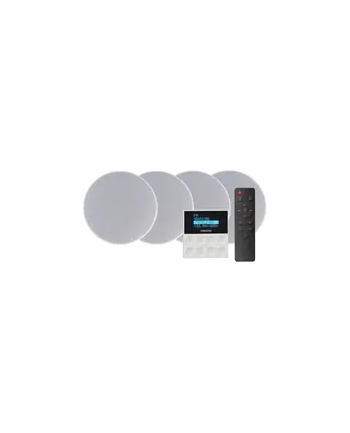 Odtwarzacz CD Fonestar KS-WALL-4 Biały  Bluetooth 5.0 / 2x 15 W i 2x 25 W
