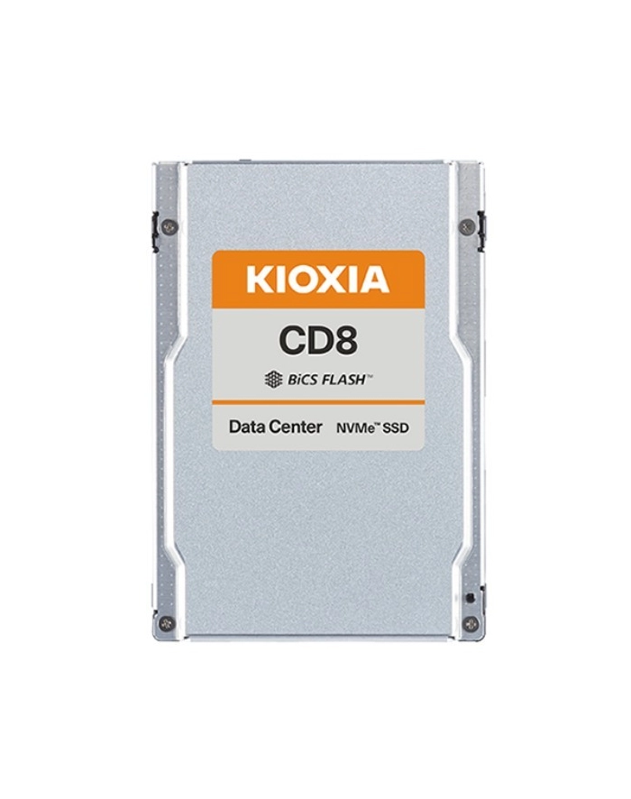 kioxia Dysk SSD CD8-V 12800GB U.2 NVMe Gen.4 1x4 DWPD 3 3D TLC BiCS Flash Data Center NVMe non-SED SIE PLP główny