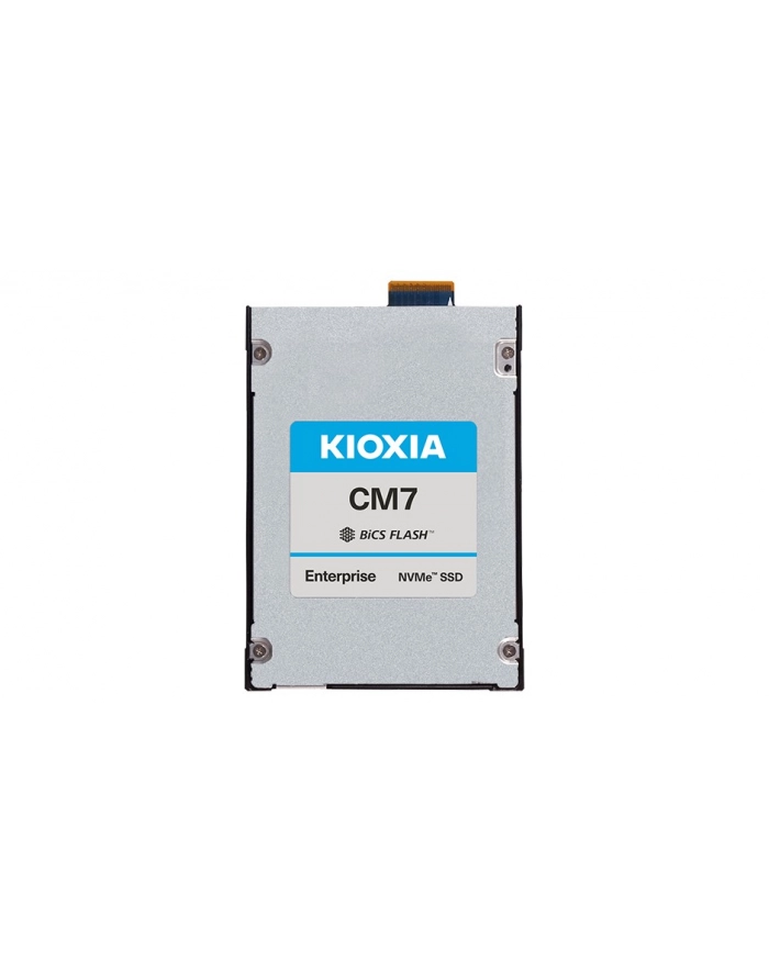 kioxia Dysk SSD CM7-V 1600GB U.3 NVMe Gen.5 1x4 2x2 DWPD 3 3D TLC BiCS Flash Enterprise NVMe non-SED SIE PLP główny