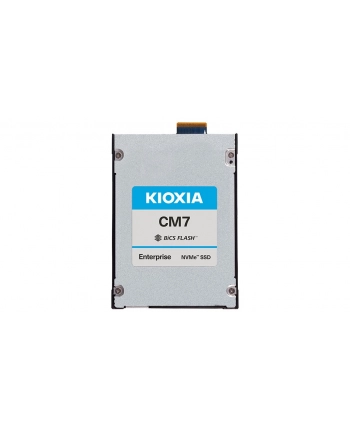 kioxia Dysk SSD CM7-V 6400GB U.3 NVMe Gen.5 1x4 2x2 DWPD 3 3D TLC BiCS Flash Enterprise NVMe non-SED SIE PLP