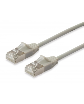 Equip Patchkabel Cat6A S/FTP 2xRJ45 2.00m beżowy (SSTP) Slim (606115)