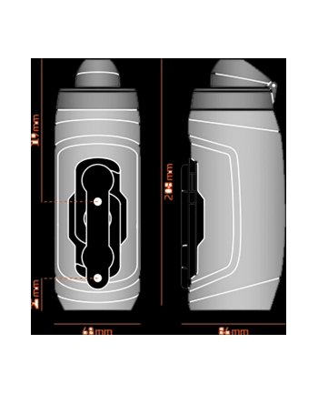 Bidon FIDLOCK Twist 590 z bazą BIKE niebieski 590 ml 09636MBL
