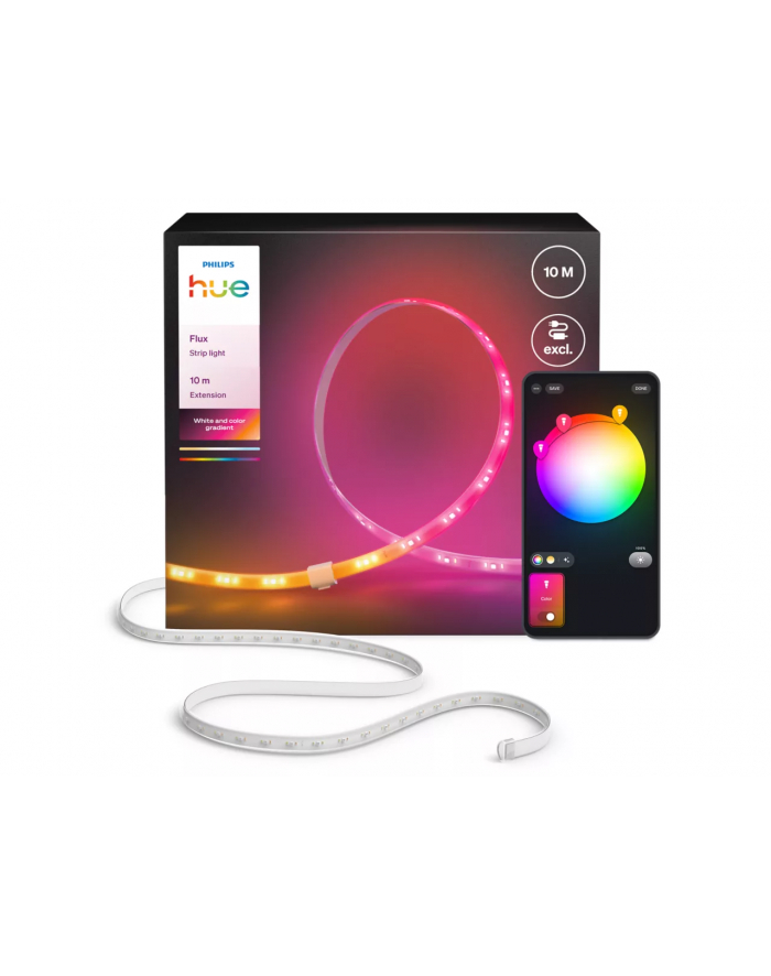 Taśma LED Philips Hue Flux Strip RGB 10m (929004297302) główny