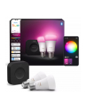Philips HUE Żarówka LED E27 A60 8.1W 75W 1100lm CCT + RGB Smart Bluetooth ZigBee Biały i Kolor Ambiance z Funkcją Ściemniania 2 sztuki kod 87211031076 - nr 12