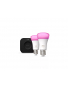 Philips HUE Żarówka LED E27 A60 8.1W 75W 1100lm CCT + RGB Smart Bluetooth ZigBee Biały i Kolor Ambiance z Funkcją Ściemniania 2 sztuki kod 87211031076 - nr 1