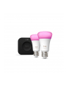 Philips HUE Żarówka LED E27 A60 8.1W 75W 1100lm CCT + RGB Smart Bluetooth ZigBee Biały i Kolor Ambiance z Funkcją Ściemniania 2 sztuki kod 87211031076 - nr 9