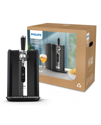 Philips Nalewak do piwa beczkowego plastikowy czarny, srebrny (HD3770/90)
