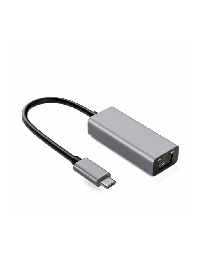 ibox Adapter aluminiowy RJ45 do USB Typ C 10/100/100 główny