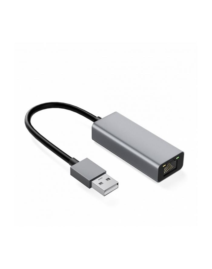 ibox Adapter aluminiowy RJ45 USB-C 10/100/1000 główny