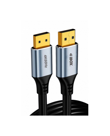 ibox Kabel DisplayPort 4k60Hz złota wtyczka 2m