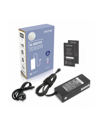 mitsu Zasilacz ładowarka do laptopa 100W USB-C 5V-9V-12V-15V/3A, 20V/5A PD