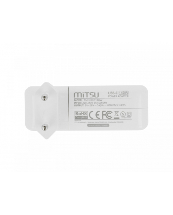 mitsu Zasilacz ładowarka do laptopa 100W USB-C 5V-9V-12V-15V/3A, 20V-28V/5A PD