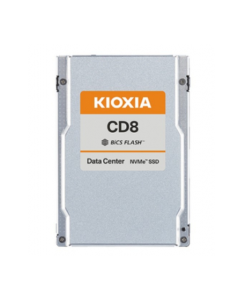 kioxia Dysk SSD CD8-V 12800GB U.2 NVMe Gen.4 1x4 DWPD 3 3D TLC BiCS Flash Data Center NVMe non-SED SIE PLP