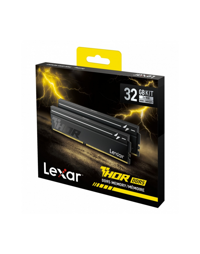 lexar Pamięć DDR5 THOR 32GB(2*16GB)/6000 CL38 czarna główny