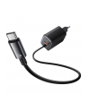 usams Ładowarka sieciowa JC Series CC266 65W GaN Fast Charger wbudowanykabel USB-C czarny - nr 2