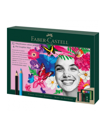 Zestaw Kredki Faber-Castell Polychromos Ołówki Pitt Graphite Matt 40 szt. 1774572868