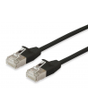 Equip Patchkabel Cat6A S/FTP 2xRJ45 7.00m czarny (SSTP) Slim (606128) - nr 6