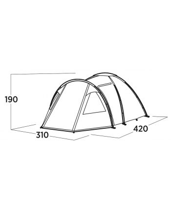 Easy Camp Namiot 5 Os Kinn Oliwkowy nr 2