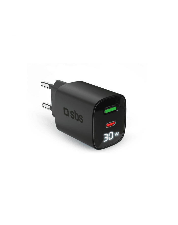 Sbs Lcd Gan Pd 30W Usb C A Czarny główny