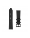 Fixed Leather Strap Do Smartwatch (20mm) Wide Black - nr 2