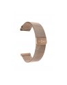Mediolański Pasek Fixed Mesh Strap 18mm Do a, Różowozłoty - nr 3