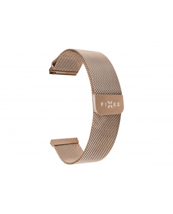 Mediolański Pasek Fixed Mesh Strap 18mm Do a, Różowozłoty