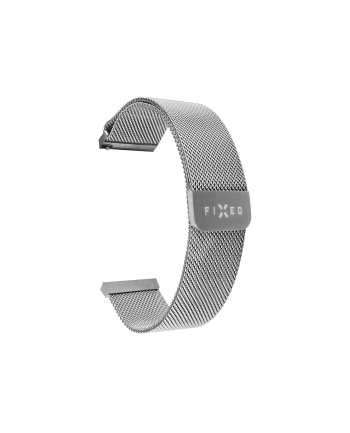 FIXED Siatkowy pasek ze stali nierdzewnej Mesh Strap o szerokości 22 mm do smartwatcha FIXMEST-22MM-SL Srebrny nr 2