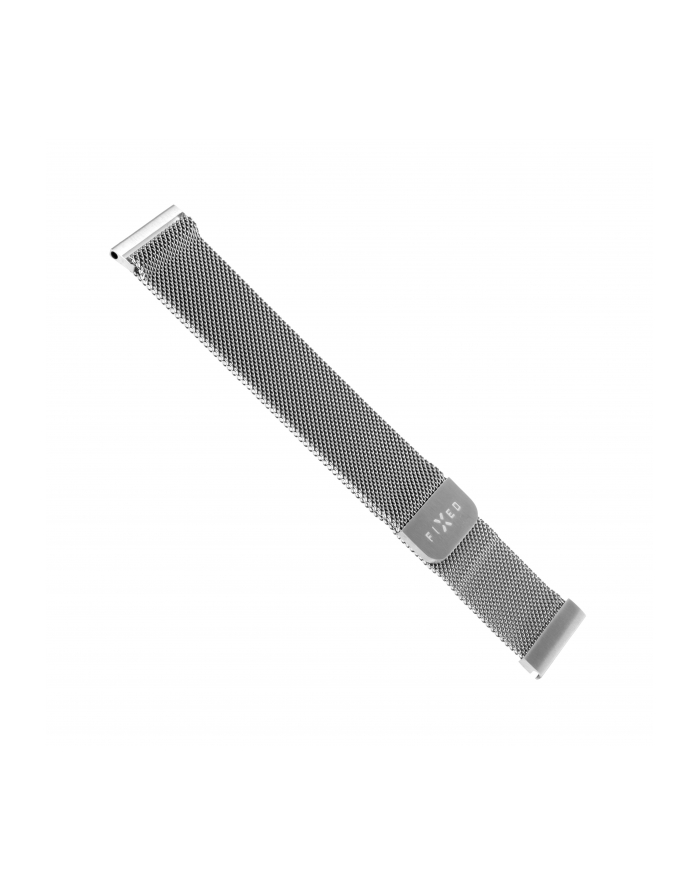 FIXED Siatkowy pasek ze stali nierdzewnej Mesh Strap o szerokości 22 mm do smartwatcha FIXMEST-22MM-SL Srebrny główny