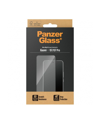 Panzerglass Szkło Ochronne Do Xiaomi 15T Pro Szybka Na Wyświetlacz Ekranu nr 1