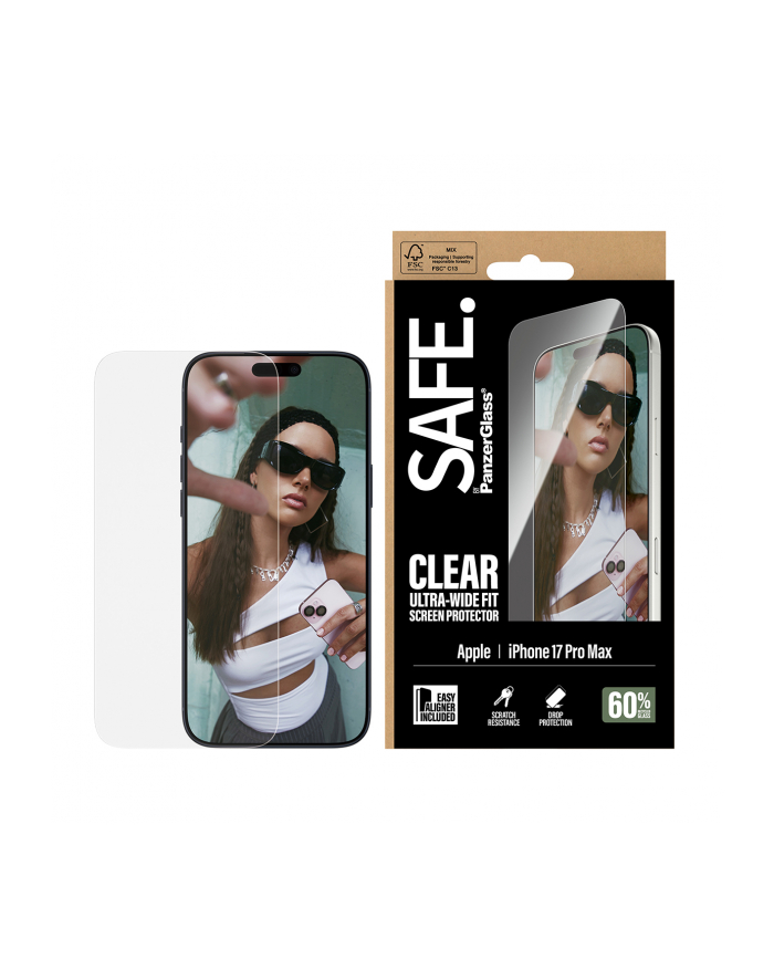 Panzerglass Szkło Ochronne Do Iphone 17 Pro Wytrzymałe Szkiełko główny