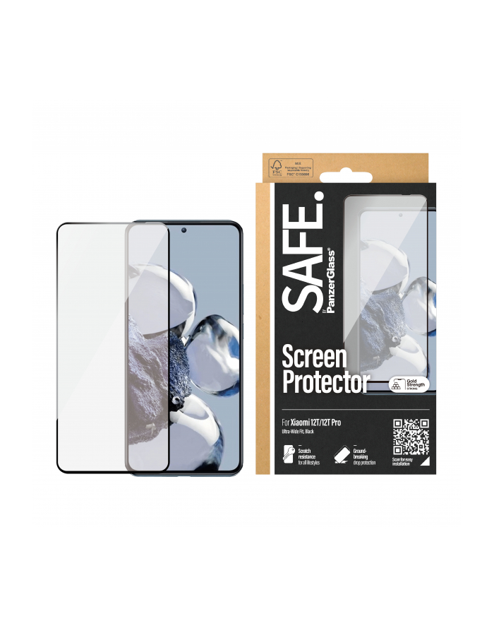 Panzerglass Safe95146 Ochraniacz Na Ekran Tył Telefonu Przezroczysta Ochrona Ekranu Xiaomi 1 Szt główny