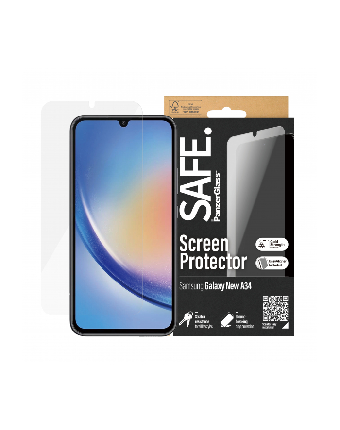 Panzerglass Szkło Safe Galaxy A35 5G (Safe95686) główny
