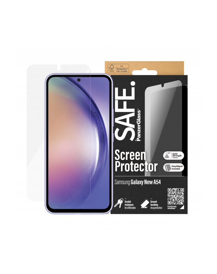 Panzerglass Szkło Hartowane Do Galaxy A55 5G, Ochrona Na Telefon, Smartfon główny